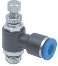 Zawór dławiąco-zwrotny kątowy G 1/2 ⌀ 6 