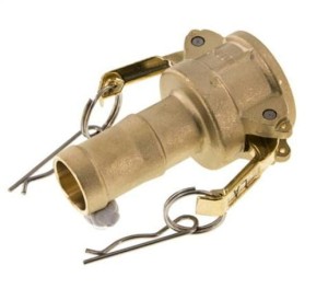 Złącze Camlock typ C, pod przewód 25 mm, mosiądz  