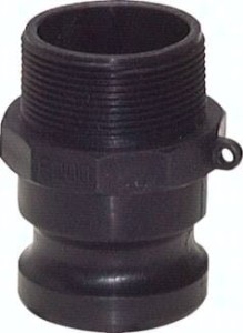 Wtyk złącza Camlock typ F, R 1 1/4", polipropylen  