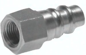 Króciec szybkozłącza NW7,2 GW G1/8" mosiądz niklowany