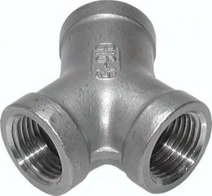 Trójnik Y GW Rp 3", 16 bar, stal nierdzewna      