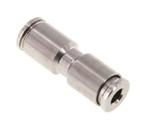 Złączka wtykowa prosta Ø 6 stal nierdzewna 