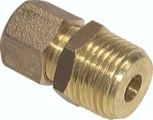 Złączka prosta skręcana R 1/8" - 10 mm do rurek miedzianych    