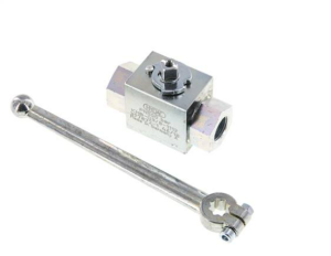 Zawór kulowy hydrauliczny HYDAC G 1/4" PN500 