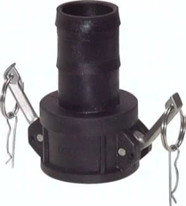 Złącze Camlock typ C, pod przewód 38 mm, polipropylen   