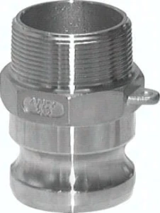 Wtyk złącza Camlock typ F, R 4", aluminium      