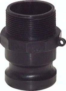 Wtyk złącza Camlock typ F, R 1 1/2", polipropylen   