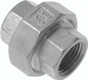 Śrubunek, uszczelnienie płaskie, GW Rp 1/2" 