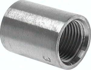 Mufa okrągła Rp 2 1/2"- Rp 2 1/2", 16 bar, stal nierdzewna        