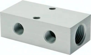Listwa rozdzielająca 2 x G 1/2" - 2 x G 1/4"   