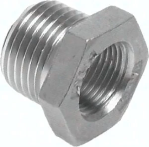 Redukcja R 3/4" - Rp 3/8", 16 bar, stal nierdzewna    