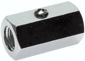 Zawór kulowy mini GW 1/8", bez pokrętła, mosiądz  