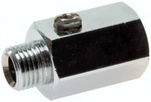 Zawór kulowy mini GW/GZ  1/8", bez pokrętła, mosiądz  