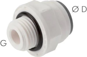 Złączka wtykowa prosta G 3/8" Ø 10