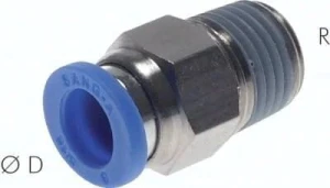 Złączka wtykowa prosta R 1/2" Ø 6 (teflon)   
