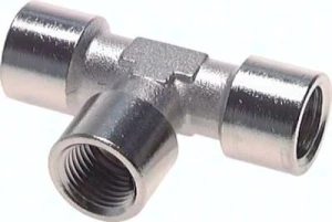 Trójnik GW G 1/8", 16 bar, mosiądz niklowany 