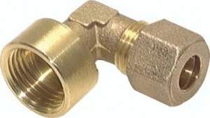 Złączka kątowa skręcana GW G 1/2" - 18 mm do rurek miedzianych              