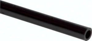 Przewód poliuretanowy PU kalibrowany 6x4 mm, czarny, rolka 50mb    