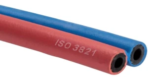 Przewód spawalniczy podwójny tlen-acetylen 16,3x6,3/16x9 mm, rolka 50 mb  