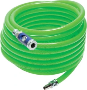 Przewód PVC zbrojony 9x15 mm z szybkozłączką bezpieczną NW 7,2, 20 mb    