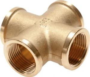 Czwórnik GW G 1 1/4", 16 bar, mosiądz   