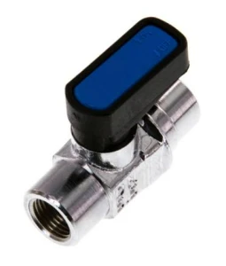 Zawór kulowy mini GW 1/4", PN20, mosiądz  